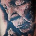 Portrait Realistic Side tattoo by Ink-Ognito