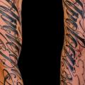 Lettering Fonts Sleeve tattoo by Skull and Sword