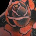 Old School Flower Hand tattoo by Skull and Sword
