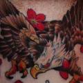 Old School Eagle Neck tattoo by Skull and Sword