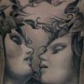 Fantasie Rücken tattoo von Reinkarnation Tattoos