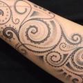 Arm Dotwork tattoo by Holy Trauma