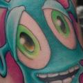tatuaje Fantasy Pie Alien por Pistolero Tattoo