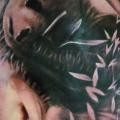 tatuaggio Realistici Testa Panda di Carl Grace