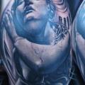 Shoulder Religious tattoo by Carl Grace