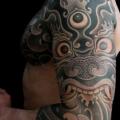 Arm Japanese Demon tattoo by Admiraal Tattoo
