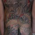 Japanese Back Dragon Butt tattoo by Admiraal Tattoo