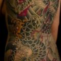 Japanische Rücken Drachen Po tattoo von Admiraal Tattoo
