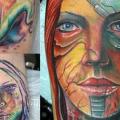 tatuaje Brazo Fantasy Mujer Cover-up por Insight Studios