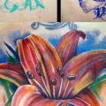 Realistische Blumen Cover-Up tattoo von Insight Studios
