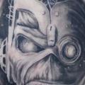 Fantasy Realistic Iron Maiden tattoo by Robert Witczuk