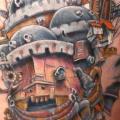 tatuaje Fantasy Muslo por Robert Witczuk