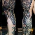 Fantasy Leg Thigh tattoo by Street Tattoo