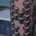 Arm Dotwork tattoo von Dermagrafics