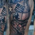 Shoulder Camera tattoo by Dermagrafics