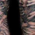 Arm Fantasy Women Skeleton tattoo by PS Tattoo
