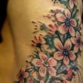 tatuaje Flor Lado por Serenity Ink 414