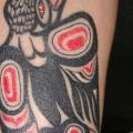 tatuaje Brazo Tribal Maya por Tora Tattoo