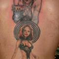 Fantasie Frauen Rücken tattoo von Tora Tattoo