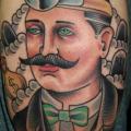 New School Men tattoo by Mike Chambers