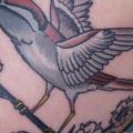 tatuaje Brazo Realista Pájaro por Babakhin