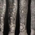 Arm Dotwork Geometric tattoo by Amanita Tattoo