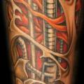 Arm Biomechanical tattoo by Tattoo Empire