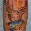 Arm Fantasy Deer tattoo by Tattoo Empire