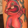tatuaje Brazo Fantasy Personaje Conejo por Tattoo Empire