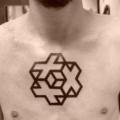 Brust Crux tattoo von Magnum Tattoo