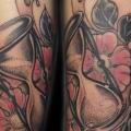 Arm Flower Clepsydra tattoo by Style Tattoo