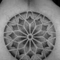 Back Dotwork Geometric tattoo by Baraka Tattoo