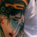 Shoulder Japanese Geisha tattoo by Third Eye Tattoo