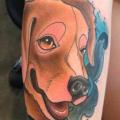 Arm Dog tattoo by S13 Tattoo