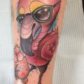 Arm Fantasy Flamingo tattoo by S13 Tattoo