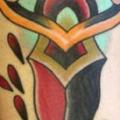 tatuaggio Old School Gamba Pugnale di S13 Tattoo