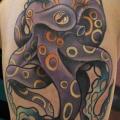 Schulter Fantasie Oktopus tattoo von S13 Tattoo