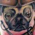 Old School Dog Hat tattoo by Rock n Roll Tattoo