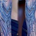 Arm Biomechanical tattoo by Graven Image