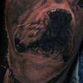 Arm Realistische Hund tattoo von Tattoos by Mini