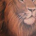 Arm Realistic Lion tattoo by Tattoos by Mini