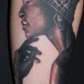 Arm Portrait Realistic Women tattoo by Tattoos by Mini