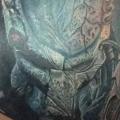 Fantasy Back Alien tattoo by Tattoos by Mini