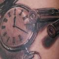 tatuaggio Realistici Orologio 3d di Tattoos by Mini