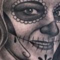 tatuaje Brazo Cráneo por Rob Richardson