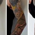 Japanische Drachen Sleeve tattoo von Colin Jones