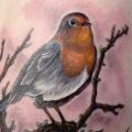 Schulter Realistische Vogel tattoo von Ramas Tattoo