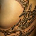 Side Tribal tattoo by Ramas Tattoo
