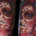 Arm Mexican Skull tattoo by Tattoo by Roman