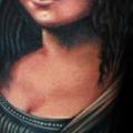 Arm Realistische Gioconda Gemälde tattoo von Tattoo by Roman